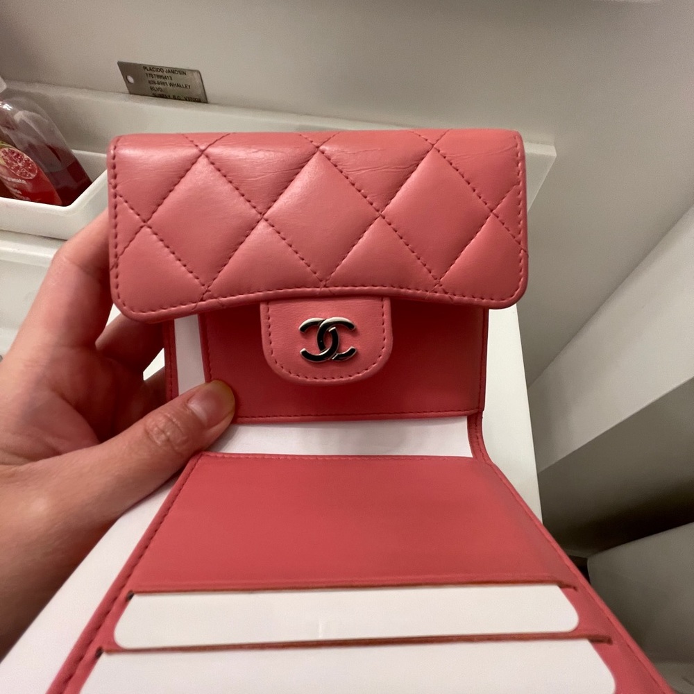 Chanel lambskin small wallet - Picture 9 of 13